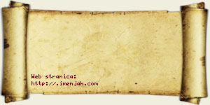 Dimitrije Đaković vizit kartica